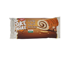 مزمز کیک مینی رول وانیلی با کرم شکلات 