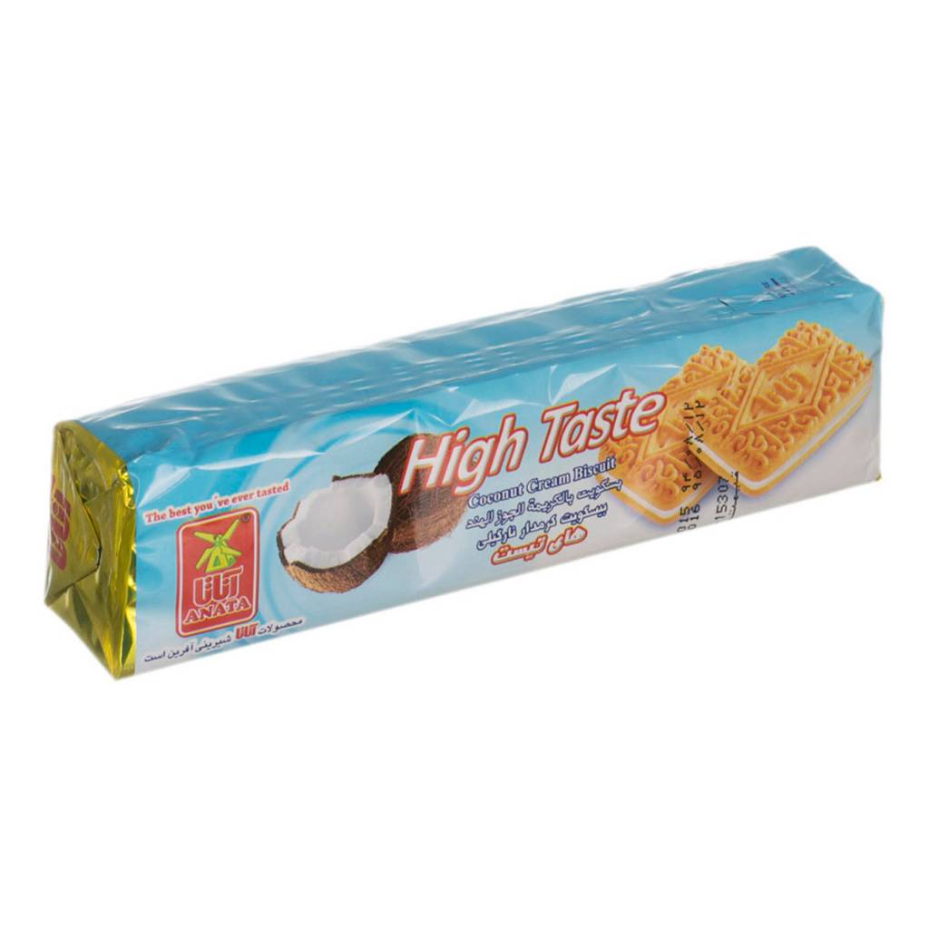 آناتا بیسکوییت کرمدار های تیست نارگیلی 115 گرم