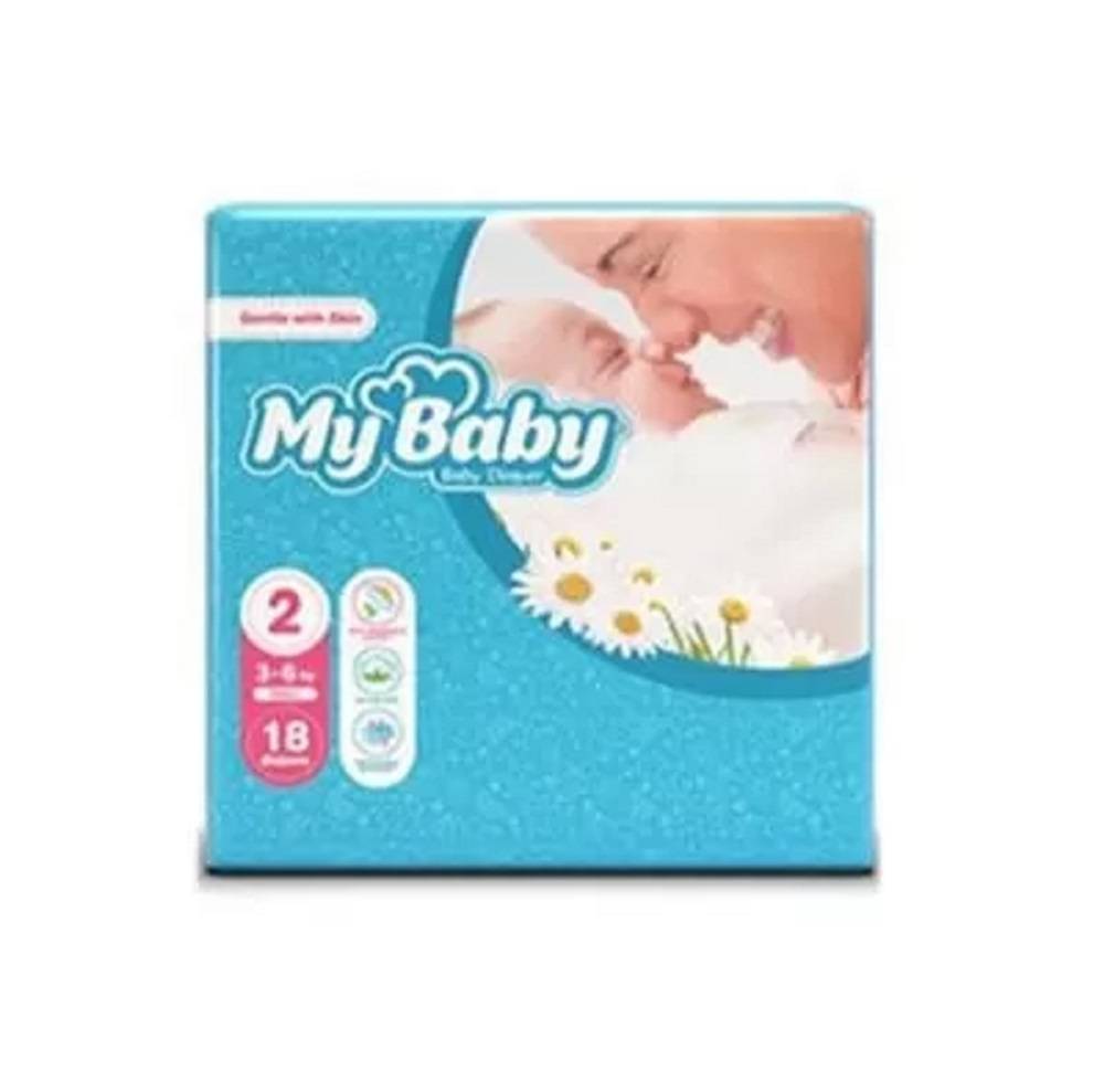 پوشک سایز 2 (18 عددی) مای بیبی