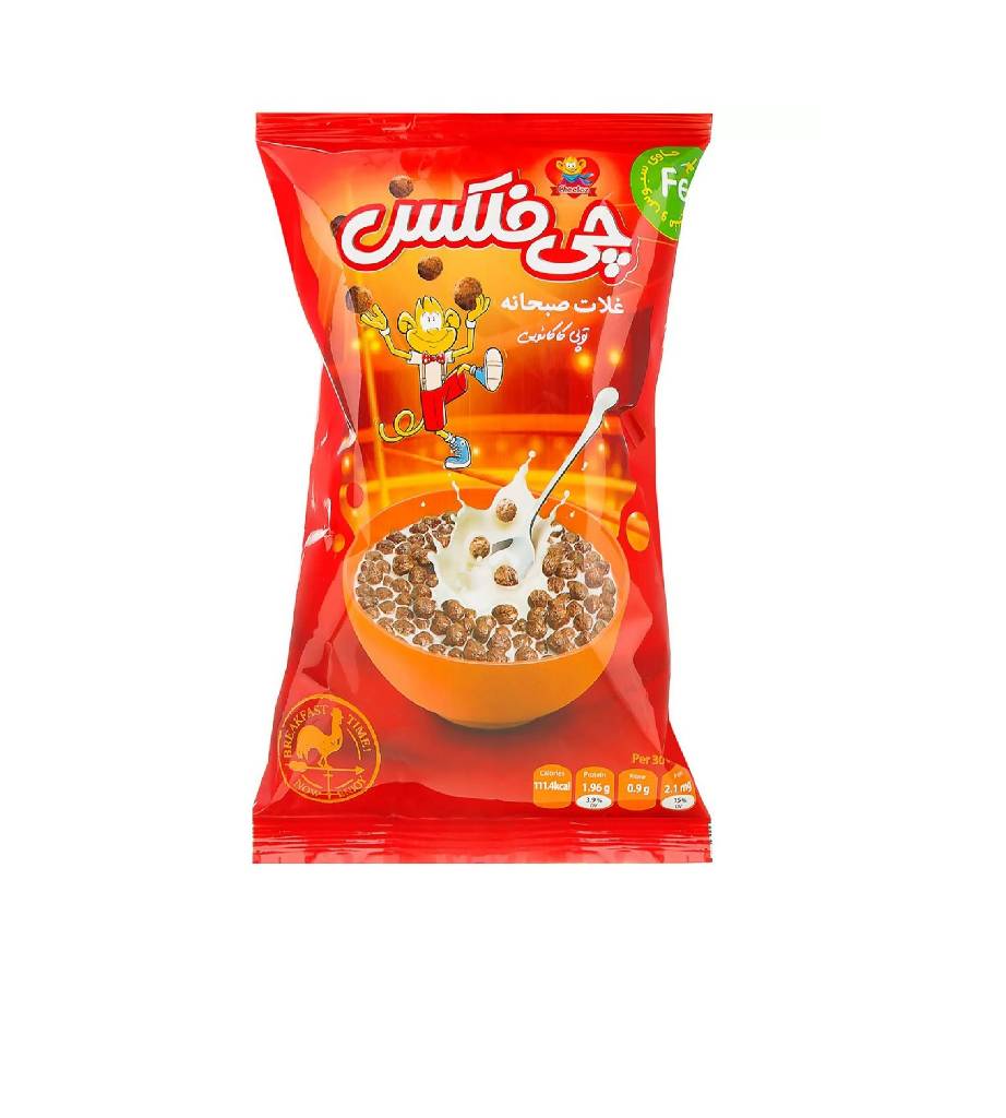 چی فلکس  غلات صبحانه توپی 55گرم
