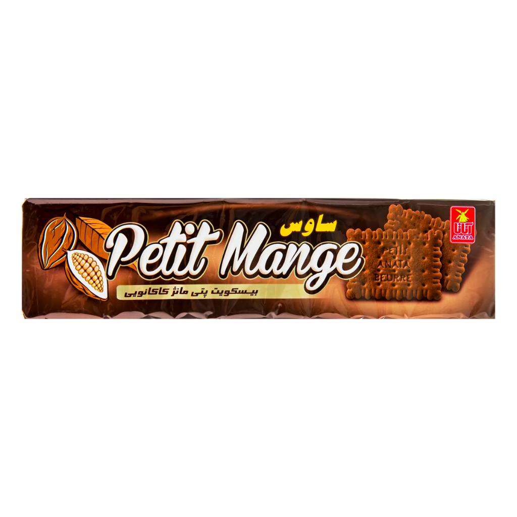 آناتا بیسکوییت بتی مانژ کاکائویی 130 گرم