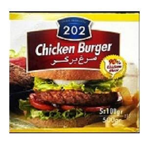 202 مرغ برگر 90 % 500 گرم