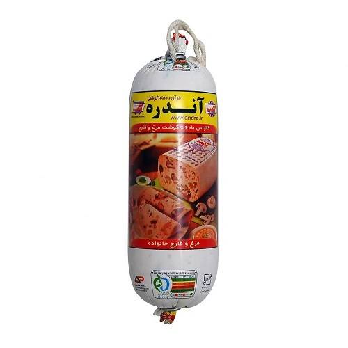 آندره کالباس مرغ و قارچ 60 %