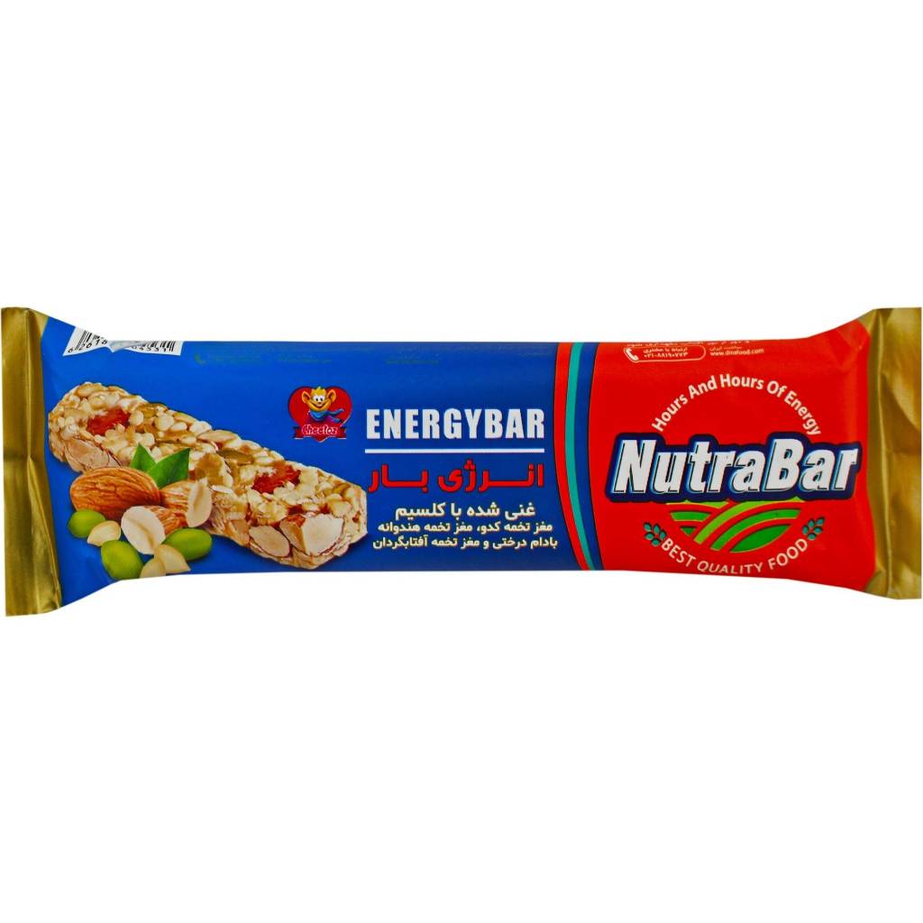 انرژی بار با مغز تخمه کدو ، هندوانه ،بادام درختی ، و آفتابگردان 40 گرم چی پف