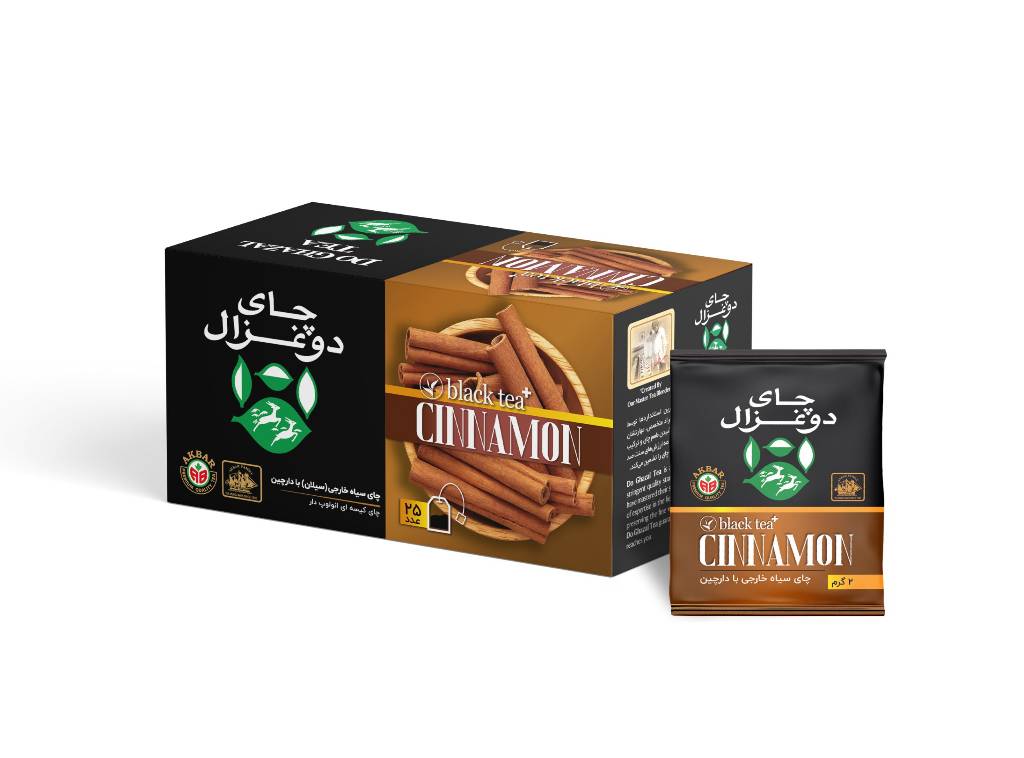 دوغزال چای کیسه  دارچین  25 عددی