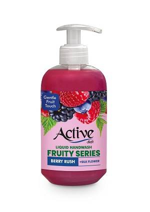 اکتیو مایع دستشویی صدفی هلو فروتی 450گرم