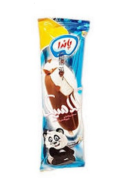 پاندا بستنی چوبی روکش شکلات