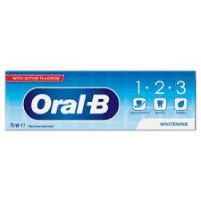 Oral-B اورال بی خمیر دندان وایتینگ سه کاره 75م