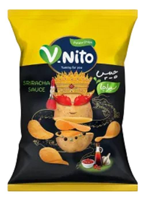 وی نیتو چیپس با طعم سس سیراچا 100 گرم
