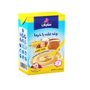 کاله غذای کودک چند غله با خرما و شیر 135 گرم