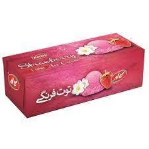 بستنی پاکتی 550 گرم توت فرنگی کاله (1 لیتر)