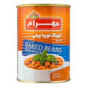 کنسرو لوبیا چیتی 400 گرم مهرام