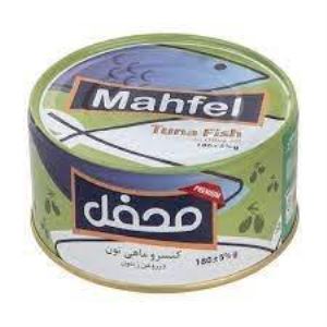 محفل کنسرو تن ماهی در روغن زیتون 180گرم
