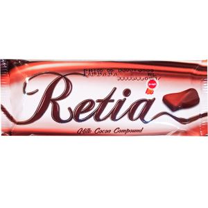 مینو شکلات کاکائو شیری رتیا 25گرم