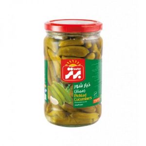 برتر خیارشور ممتاز شیشه 670گرم