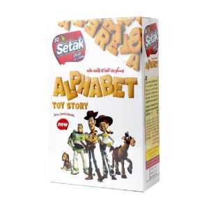 ستاک بیسکویت الفبا هفت غله430گرم