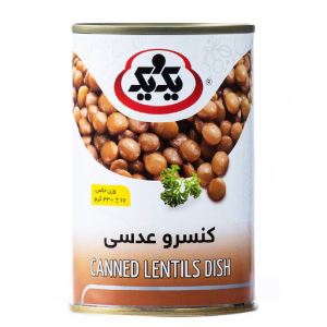 یک و یک کنسرو عدسی 430 گرم