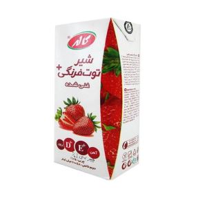 کاله شیر توت فرنگی غنی شده 200میل