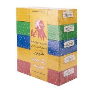 حریر دستمال کاغذی خانواده(4+1)200برگ