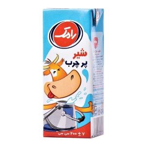 شیر پرچرب استریل 200cc رامک