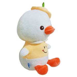 عروسک اردک کلاه کج cm20