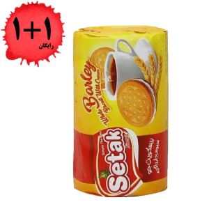 ستاک بیسکوئیت جو کرمدار 160 گرم 1+1 عدد رایگان