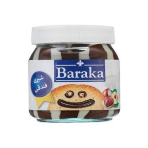 باراکا شکلات صبحانه کرم کاکائو سفید فندقی 330گرم