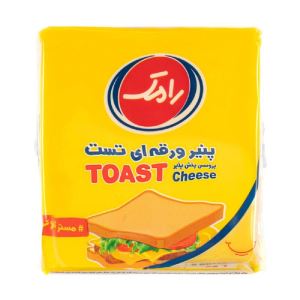پنیر تست ورقه ای 180 گرم رامک