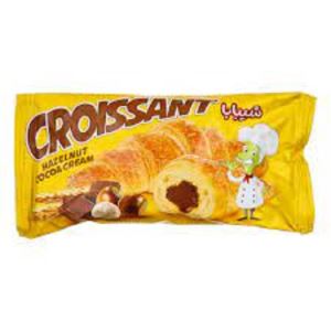 کروسان مغزی کاکائوفندق50گرم شیبابا