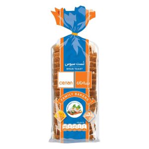 نان تست سبوس با خمیر ترش  سه نان