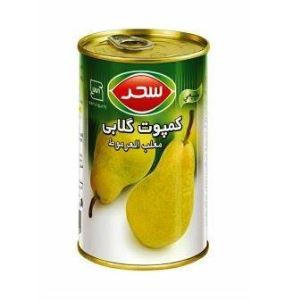 کمپوت گلابی 410 گرم سحر