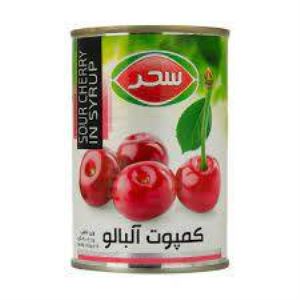 کمپوت آلبالو 410 گرم سحر