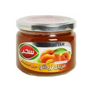 سحر مربا زردآلو شیشه 390 گرم