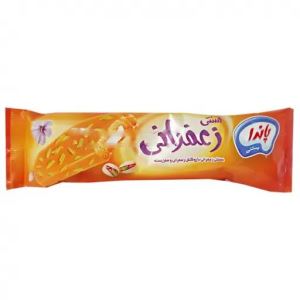 پاندا بستنی زعفرانی با مغز پسته