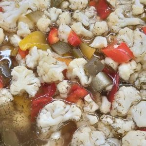 ترشی گل کلم سفید (شاه خاتون )فله