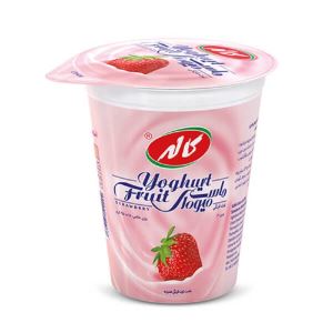 کاله ماست میوه ای توت فرنگی 450 گرم