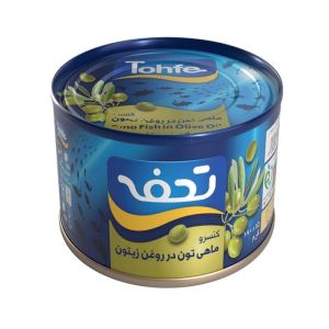 کنسرو تن ماهی در روغن زیتون 180 گرم تحفه