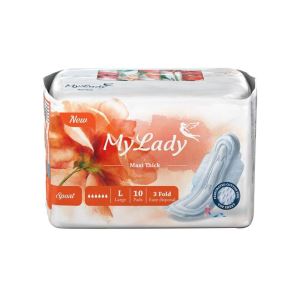 نوار بهداشتی سه تاشده بزرگ مای لیدی