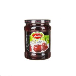 سحر کمپوت گیلاس شیشه 660گ