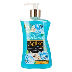 مایع دستشویی صدفی 450گرم ابریشم اکتیو