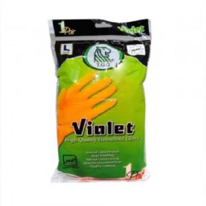 ویولت دستکش  تک رنگ ساق کوتاه بزرگ