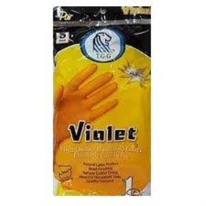 ویولت دستکش  تک رنگ ساق بلند کوچک