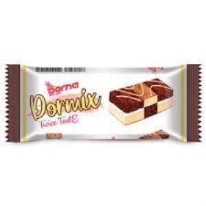 کیک لایه ای کرم وانیل و کاکائویی (شطرنجی) 40گرم