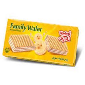 نادری ویفر خانواده موز 80گرم