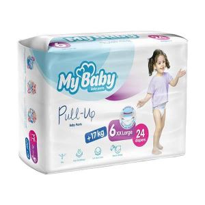 مای بیبی پول آپ سایز 6 (شورتی اقتصادی) 26 عددی