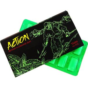 اکشن آدامس بدون شکر با طعم نعنا ورقه ای