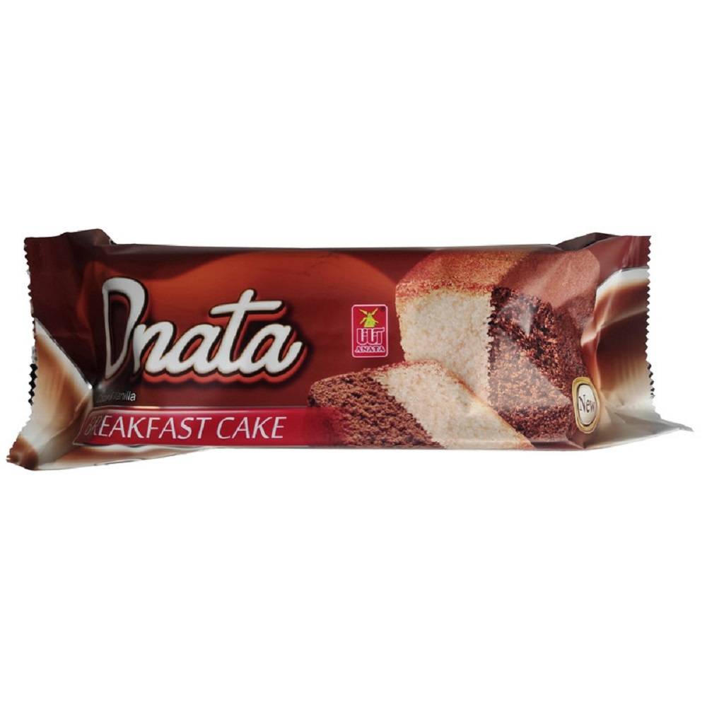 آناتا کیک صبحانه وانیلی با مغزی شکلاتی  دناتا 130گ