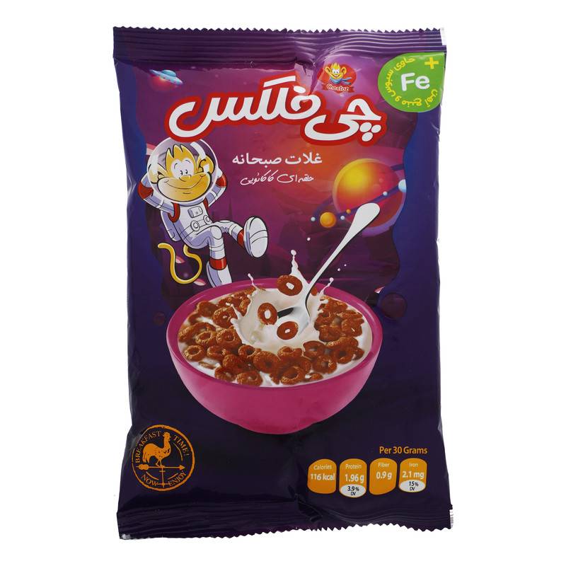 چی فلکس  غلات صبحانه حلقه ای  55گرم