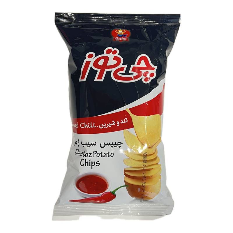 چیپس تند و شیرین 60 گرم چی توز