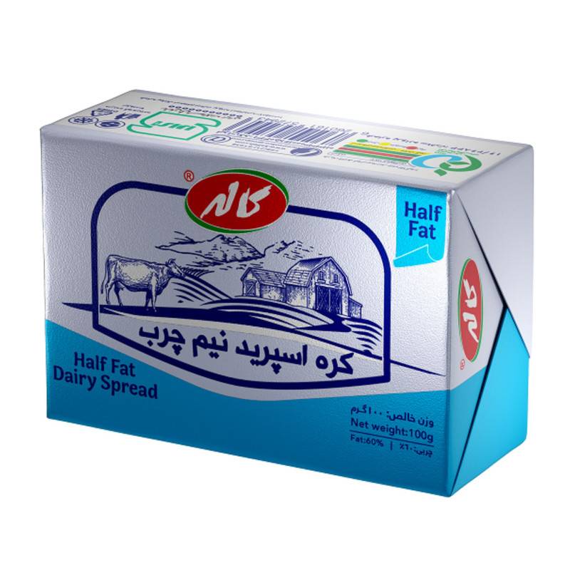 کاله کره اسپرید نیم چرب 100گ